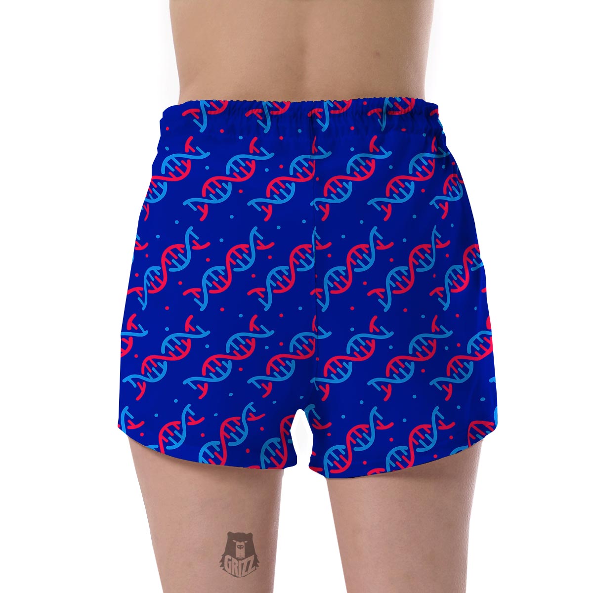 Dna Pattern Print Women's Shorts-grizzshop