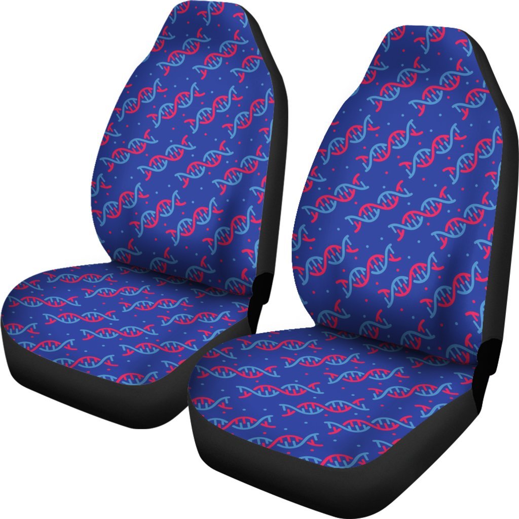 Dna Pattern Print Universal Fit Car Seat Cover-grizzshop