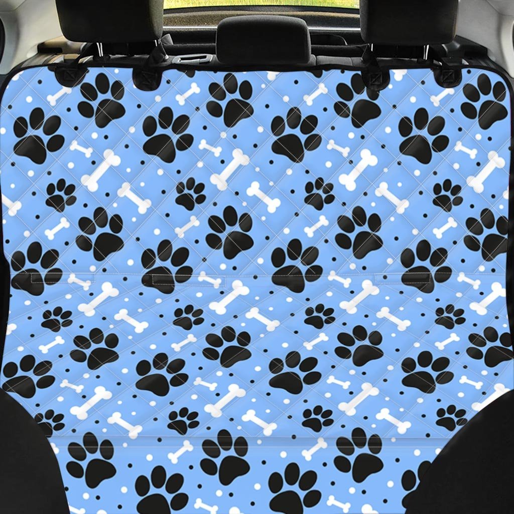 Dog Bone Paw Pet Car Seat Cover-grizzshop