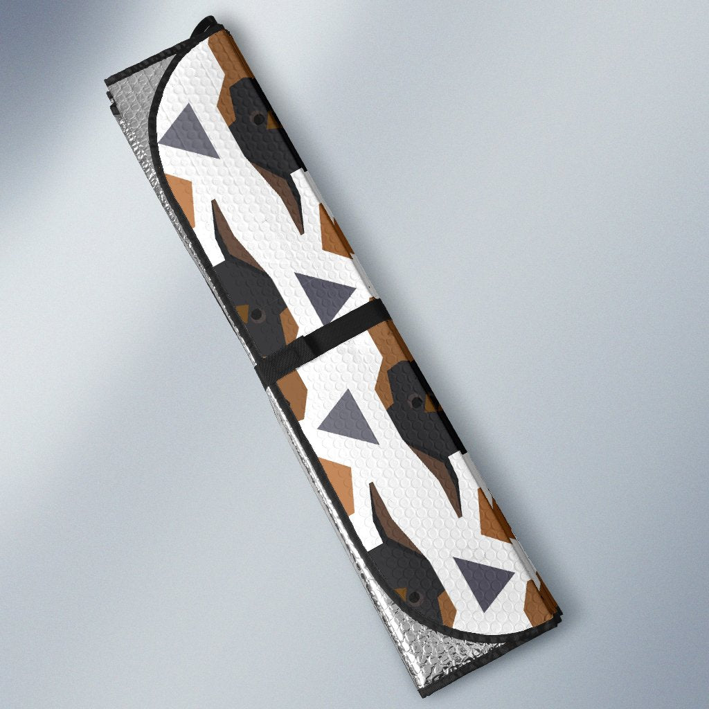Dog Doberman Print Pattern Car Sun Shade-grizzshop