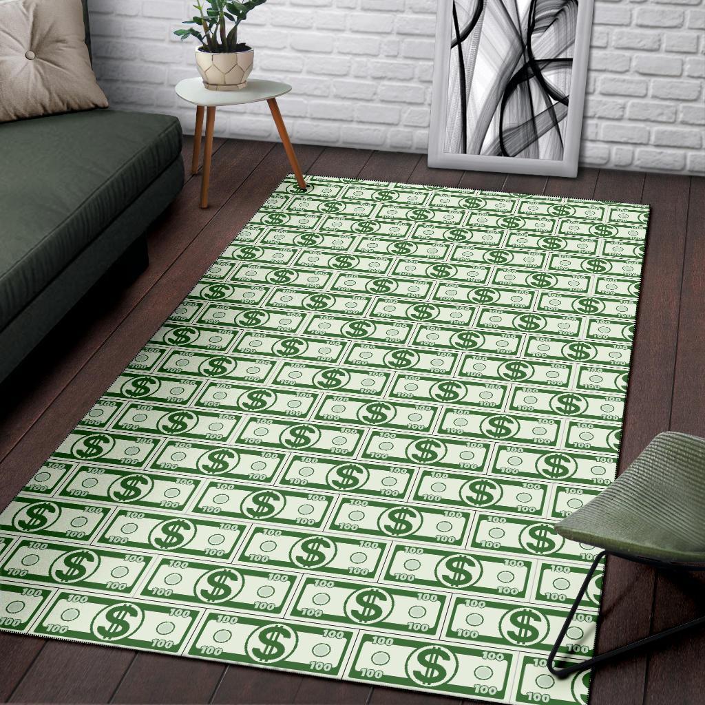 Dollar Money Print Pattern Floor Mat-grizzshop