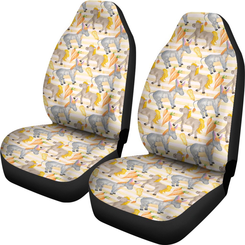 Donkey Pattern Print Universal Fit Car Seat Cover-grizzshop