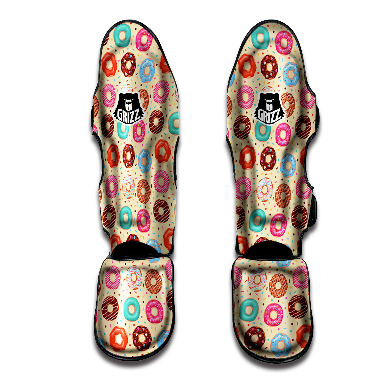 Parrot Hawaiian Tropical Print Pattern Muay Thai Shin Guards