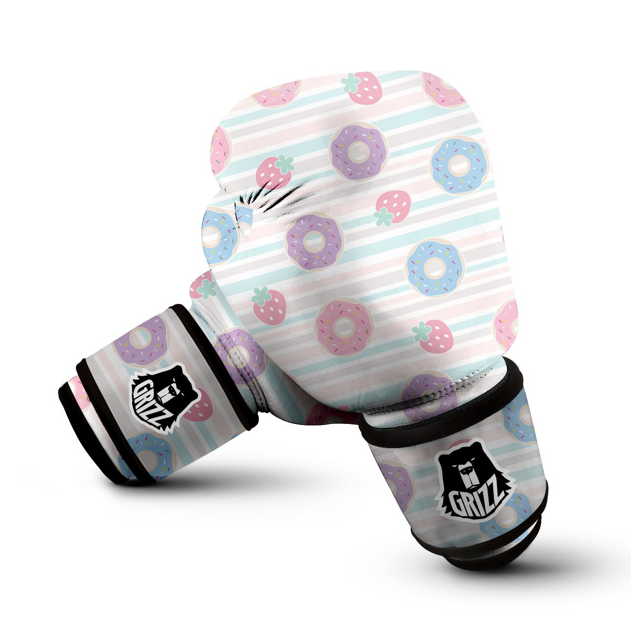 Donut Pastel Print Pattern Boxing Gloves-grizzshop