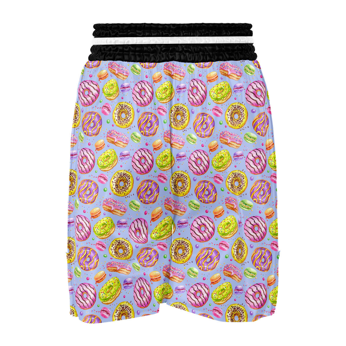 Donuts Print Pattern Boxing Shorts-grizzshop