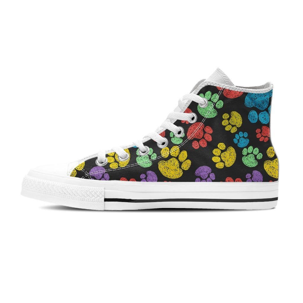 Doodle Paw Women's High Top Shoes-grizzshop