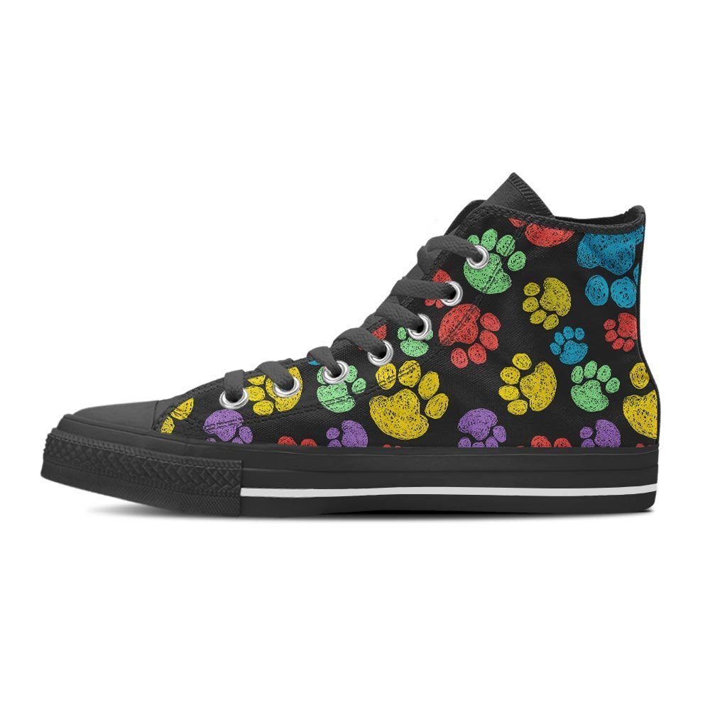 Doodle Paw Women's High Top Shoes-grizzshop