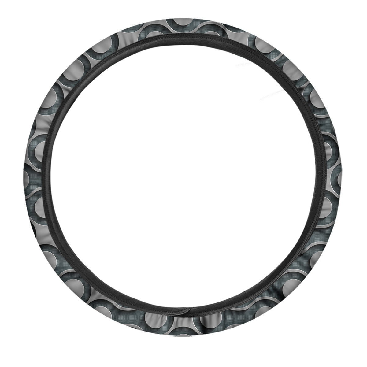 Dot 3D Geometric Print Pattern Car Steering Wheel Cover-grizzshop