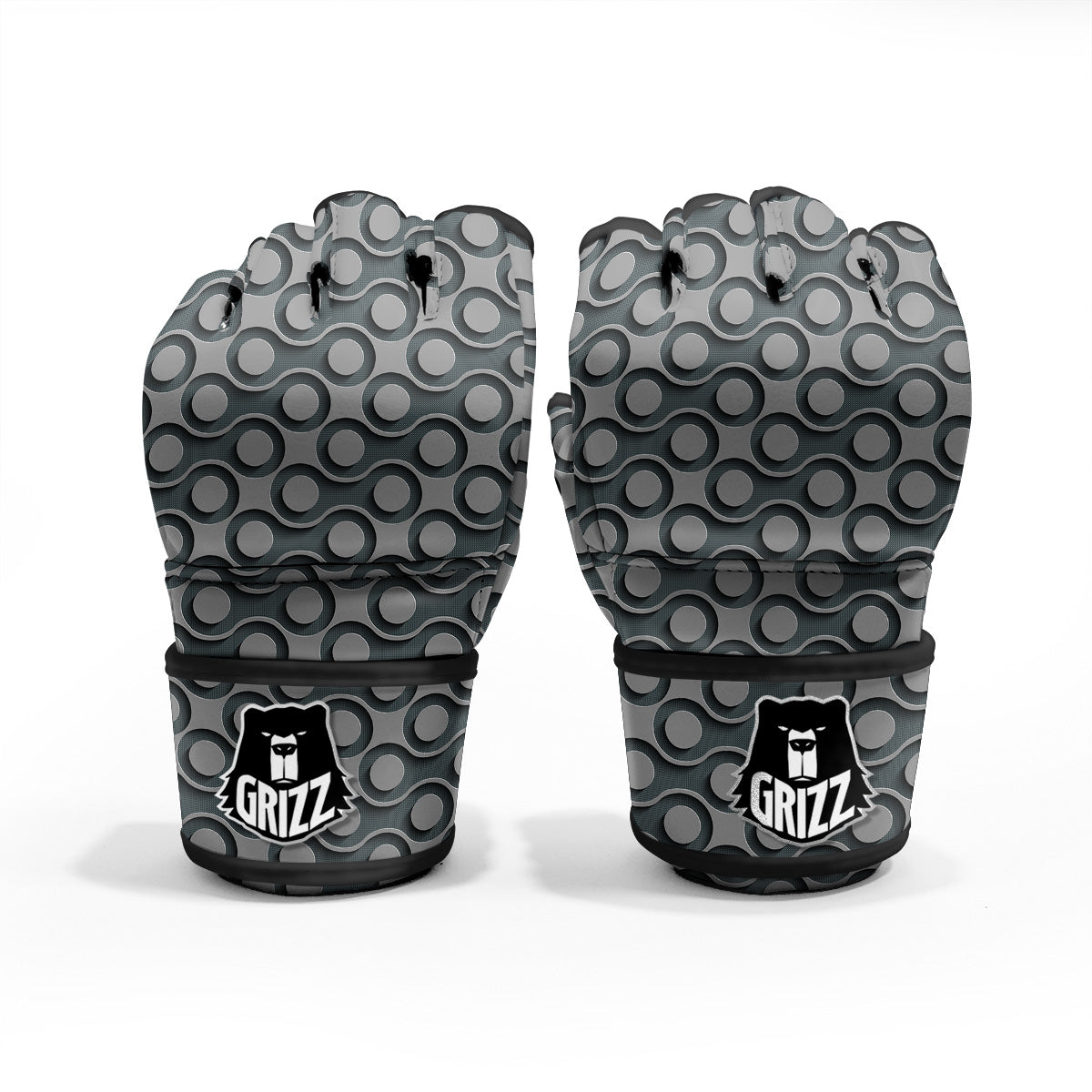 Dot 3D Geometric Print Pattern MMA Gloves-grizzshop