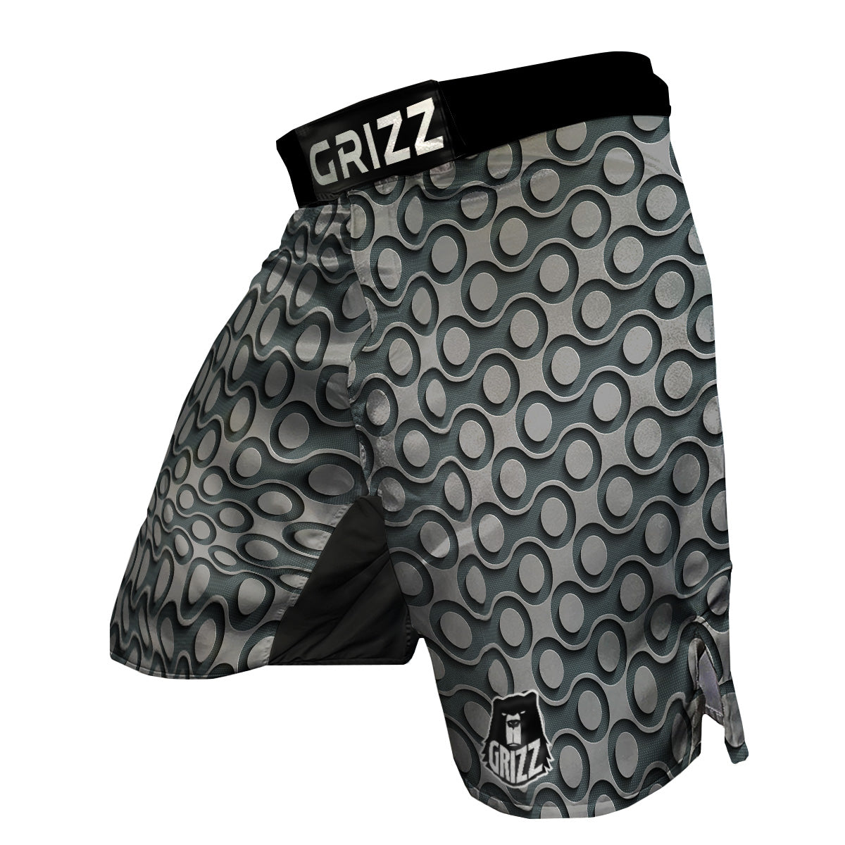 Dot 3D Geometric Print Pattern MMA Shorts-grizzshop