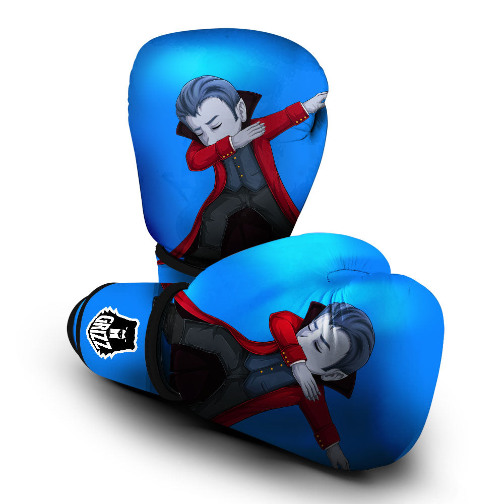 Dracula Vampire Dap Print Boxing Gloves-grizzshop