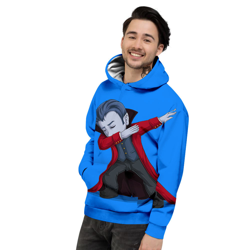 Dracula Vampire Dap Print Men's Hoodie-grizzshop