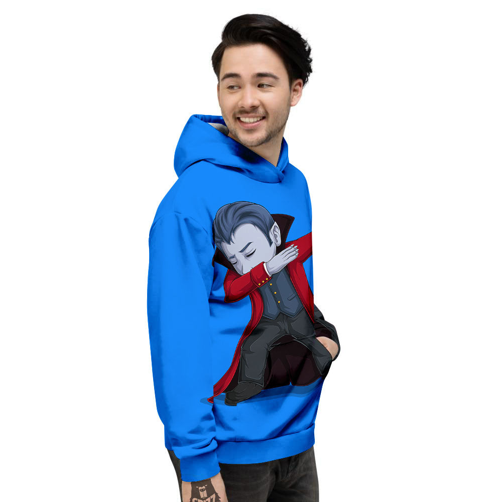 Dracula Vampire Dap Print Men's Hoodie-grizzshop