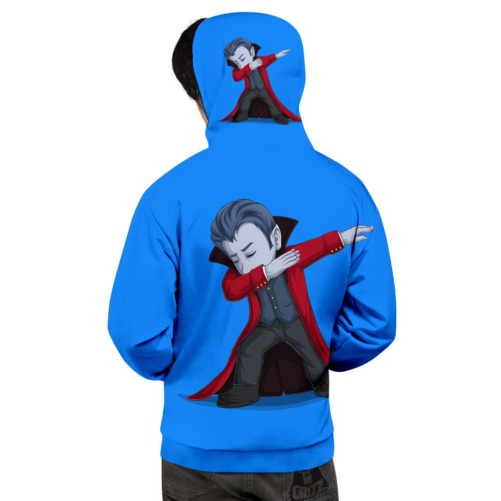 Dracula Vampire Dap Print Men's Hoodie-grizzshop