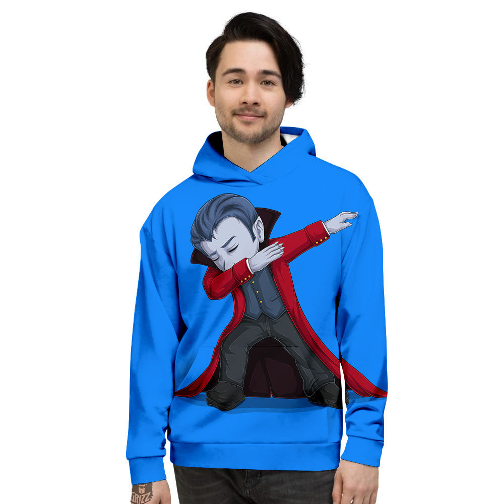 Dracula Vampire Dap Print Men's Hoodie-grizzshop