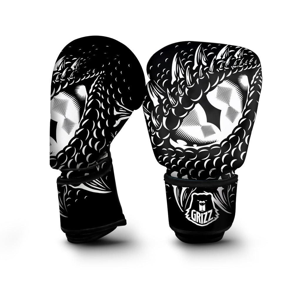 Dragon Eye Print Boxing Gloves-grizzshop