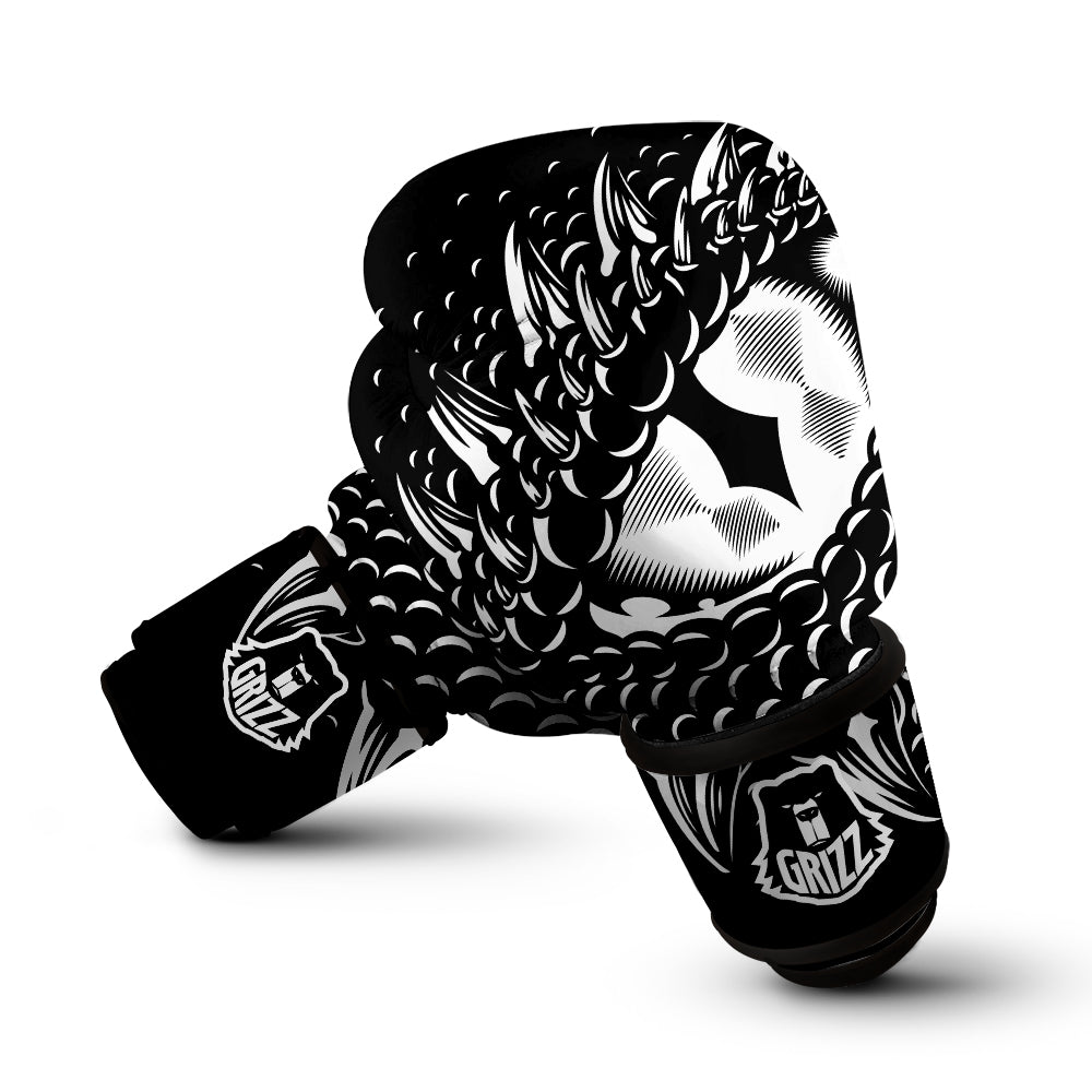 Dragon Eye Print Boxing Gloves-grizzshop