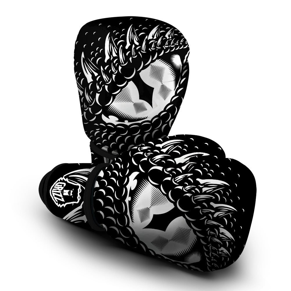 Dragon Eye Print Boxing Gloves-grizzshop