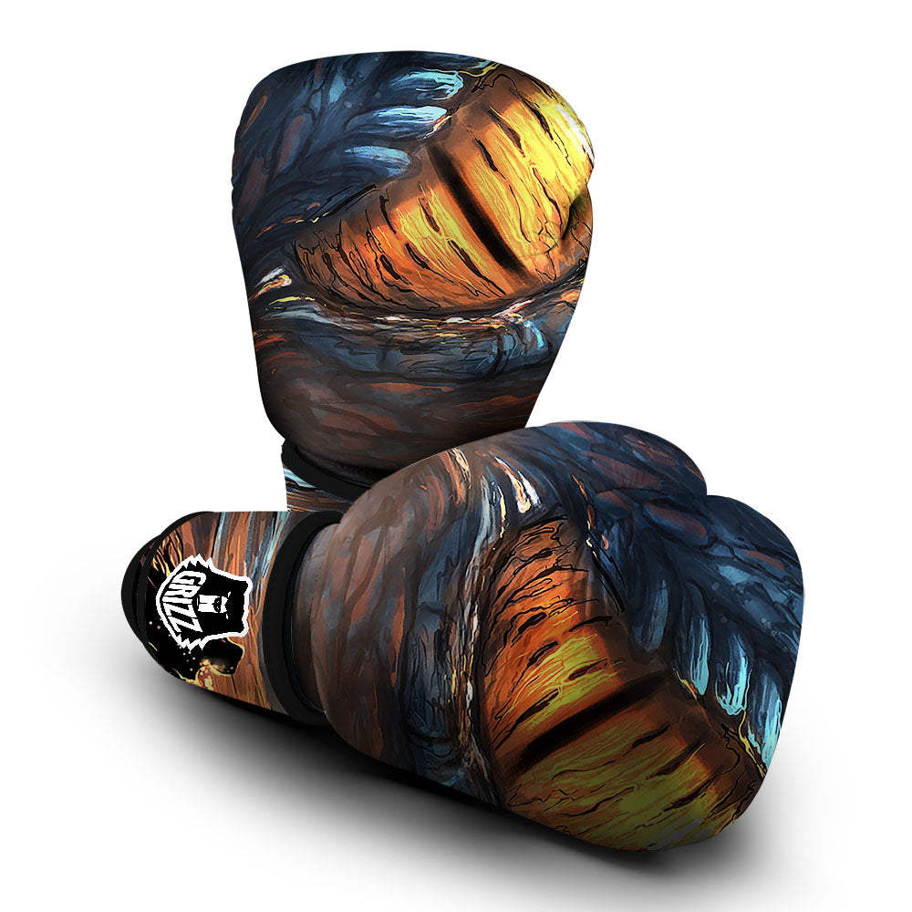 Dragon Eyes Watercolor Print Boxing Gloves-grizzshop