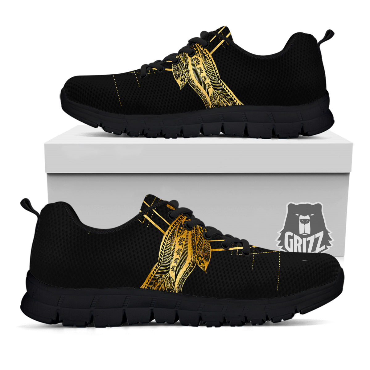 Dragonfly Boho Spiritual Print Black Sneaker-grizzshop