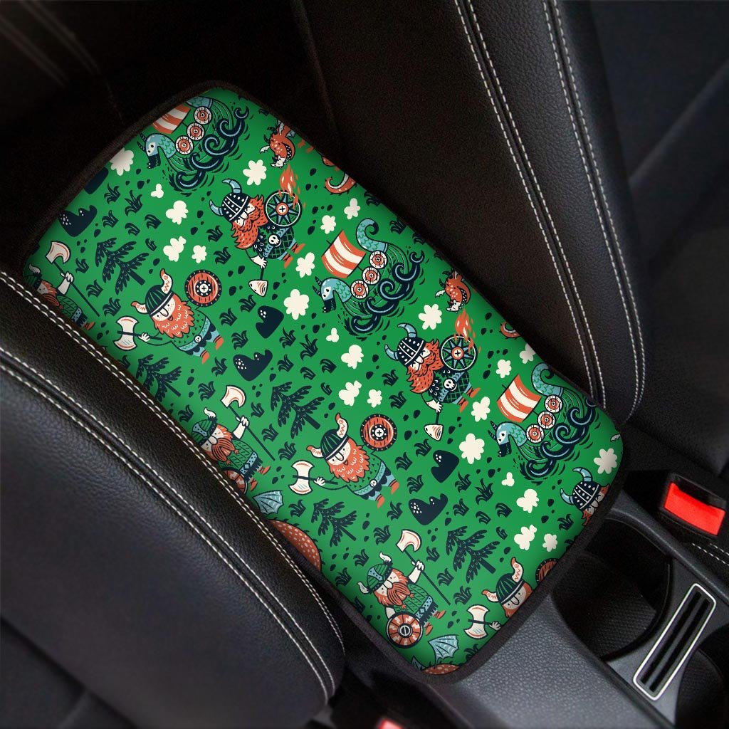 Drakkar Dragon Viking Car Console Cover-grizzshop
