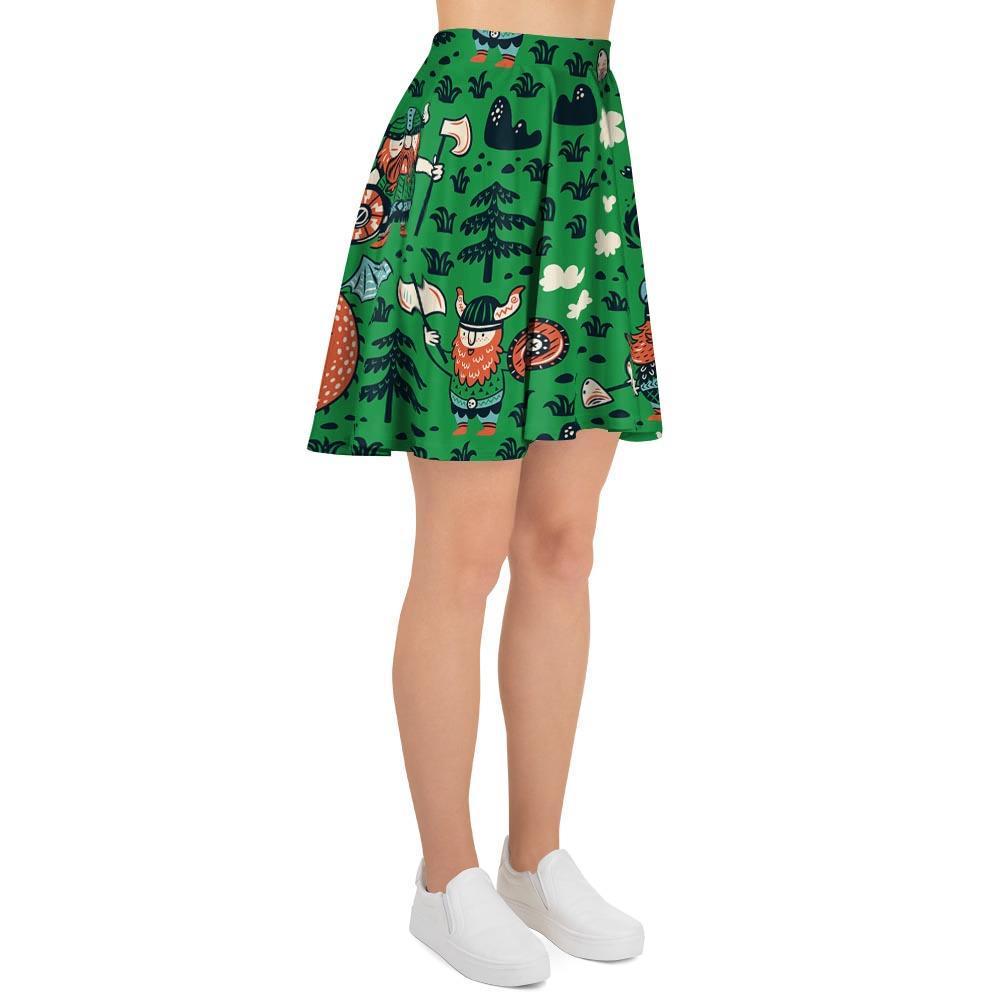 Drakkar Dragon Viking Women's Skirt-grizzshop