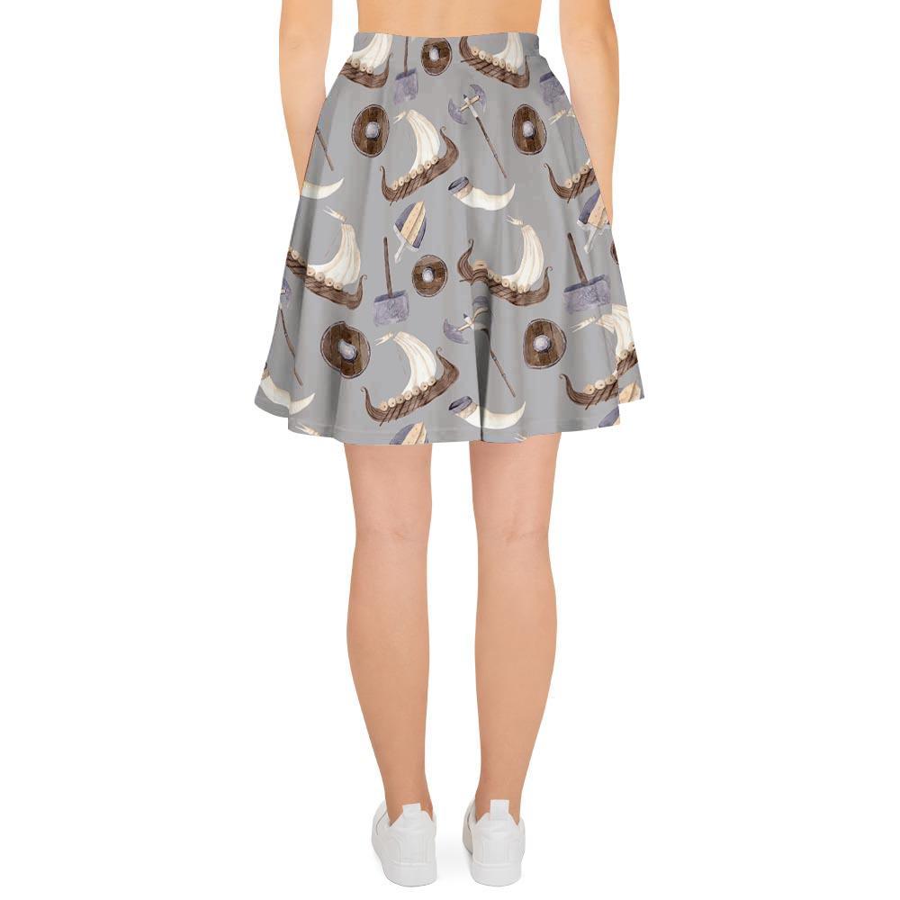 Drakkar Viking Ship Women's Skirt-grizzshop