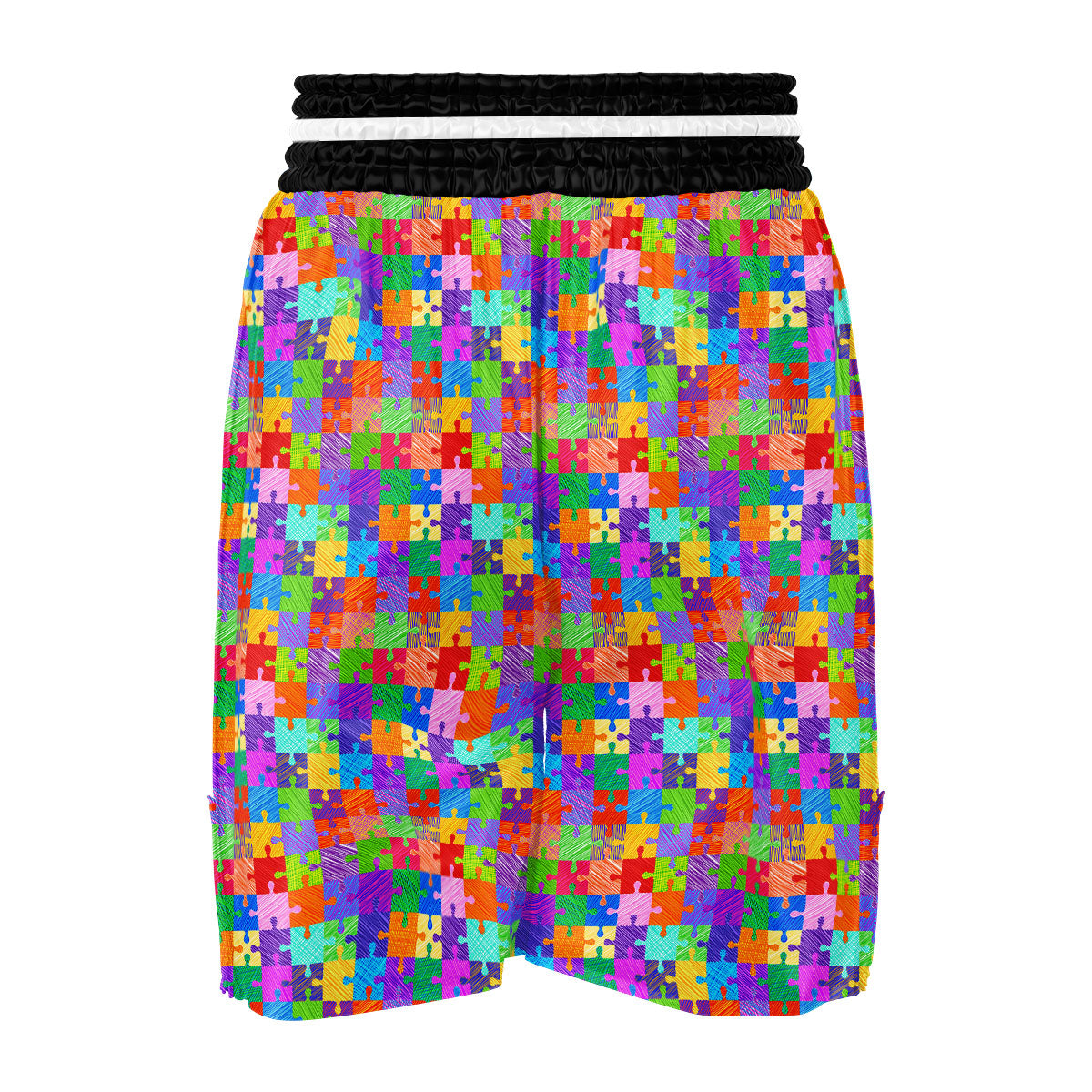 Drawing Autism Awareness Print Boxing Shorts-grizzshop