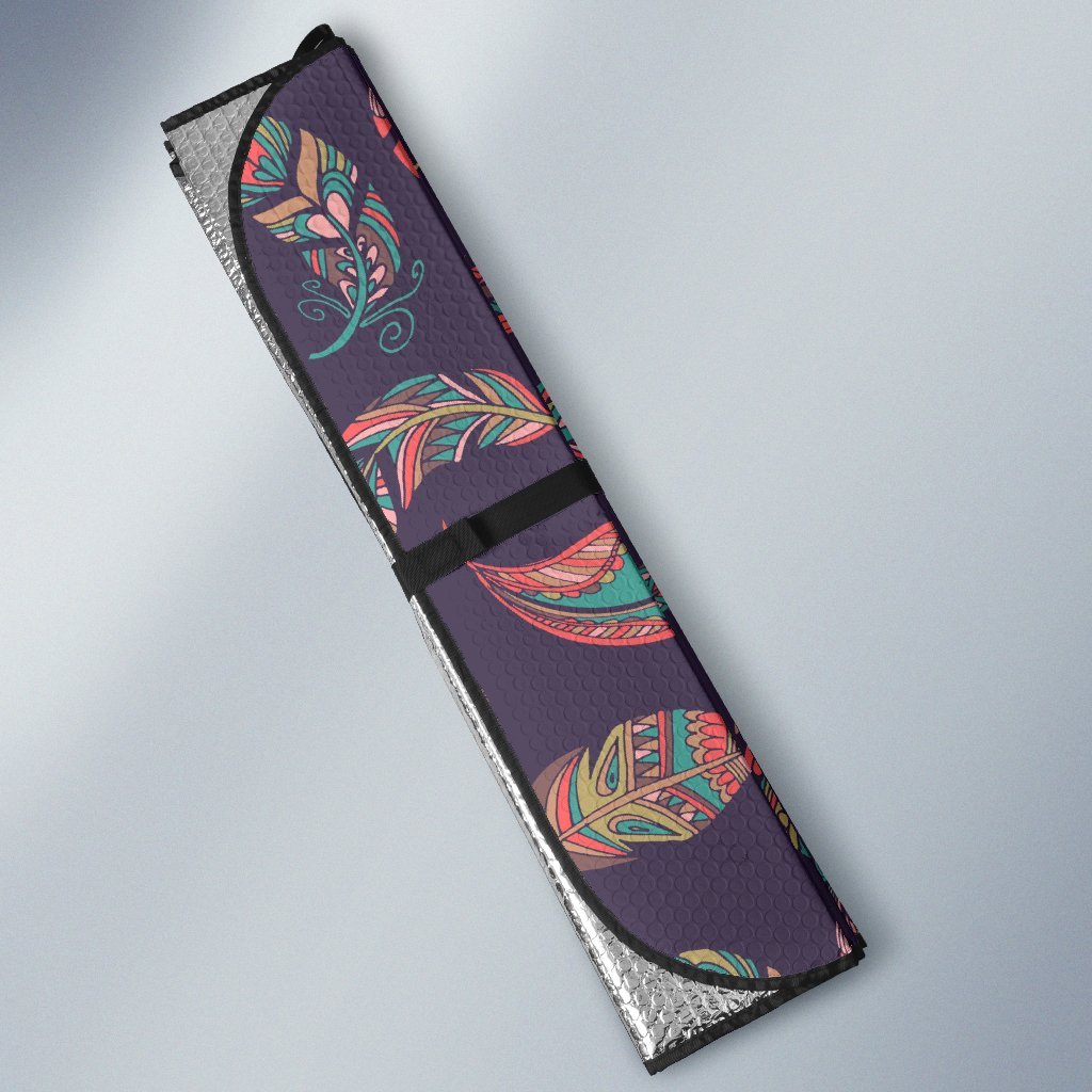 Dream Catcher Boho Feather Car Sun Shade-grizzshop