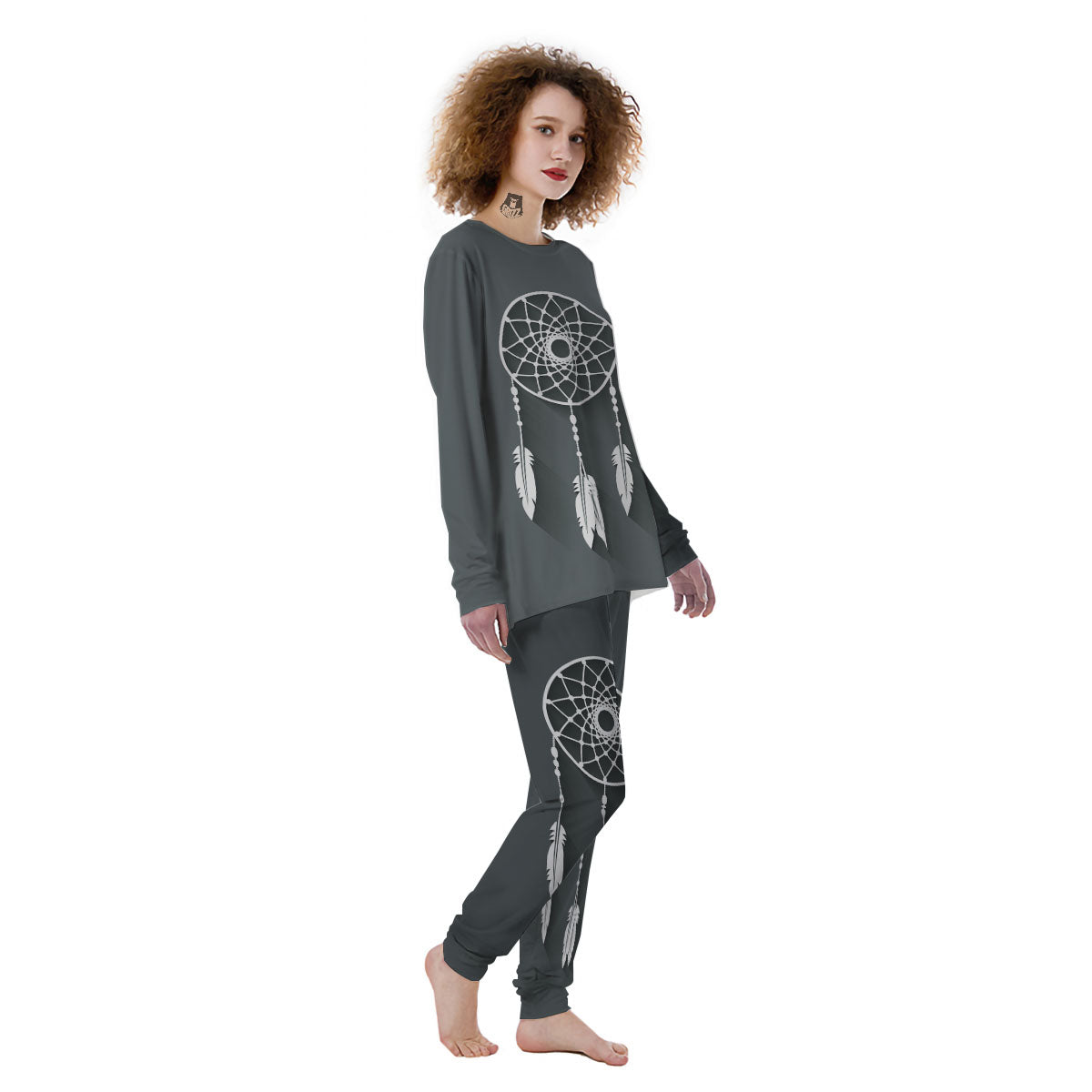 Dream Catcher Native Tribal Print Women's Pajamas-grizzshop
