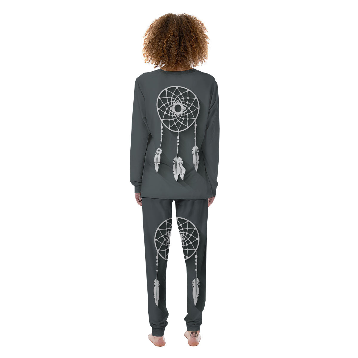 Dream Catcher Native Tribal Print Women's Pajamas-grizzshop