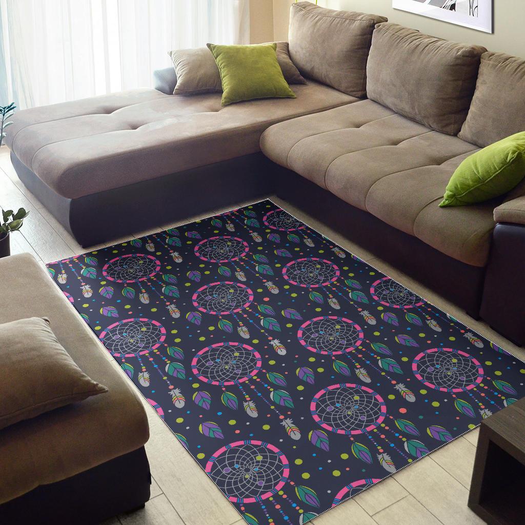 Dream Catcher Vintage Feather Floor Mat-grizzshop