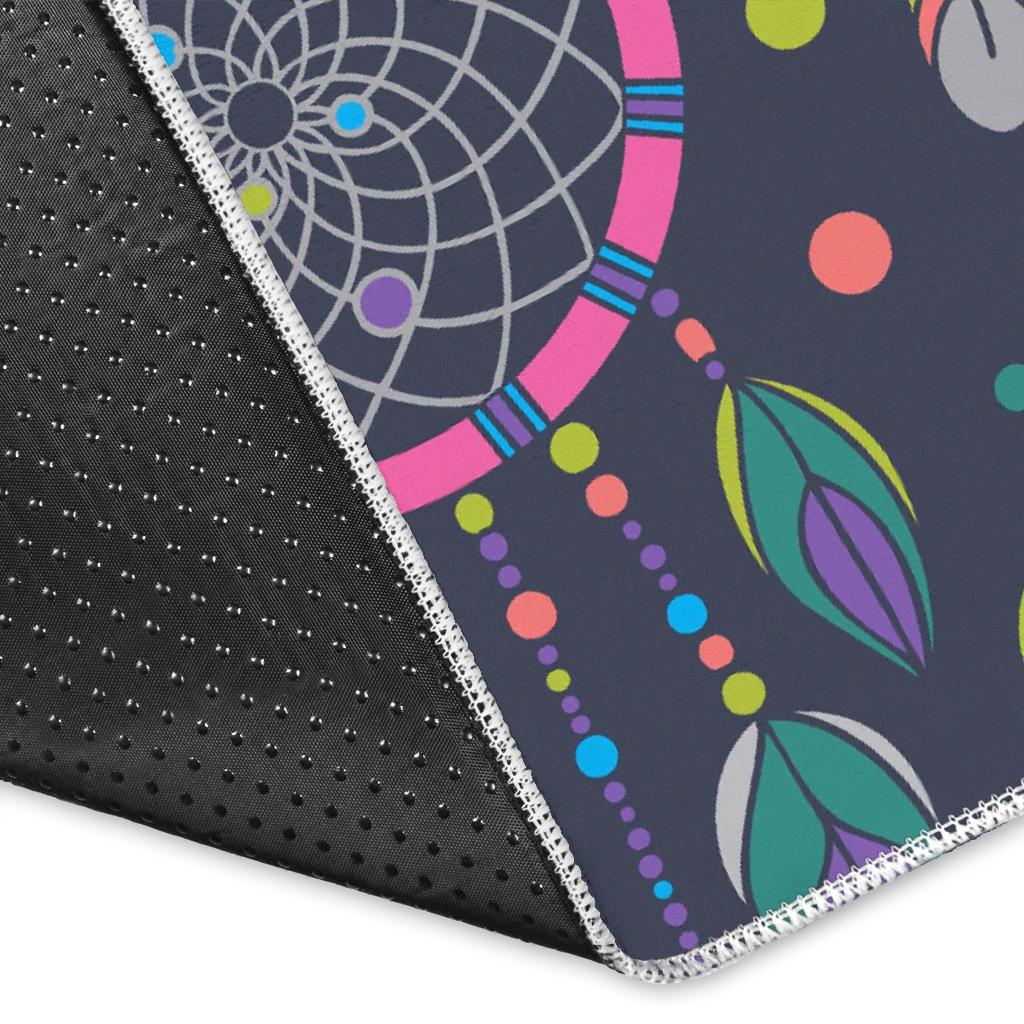 Dream Catcher Vintage Feather Floor Mat-grizzshop
