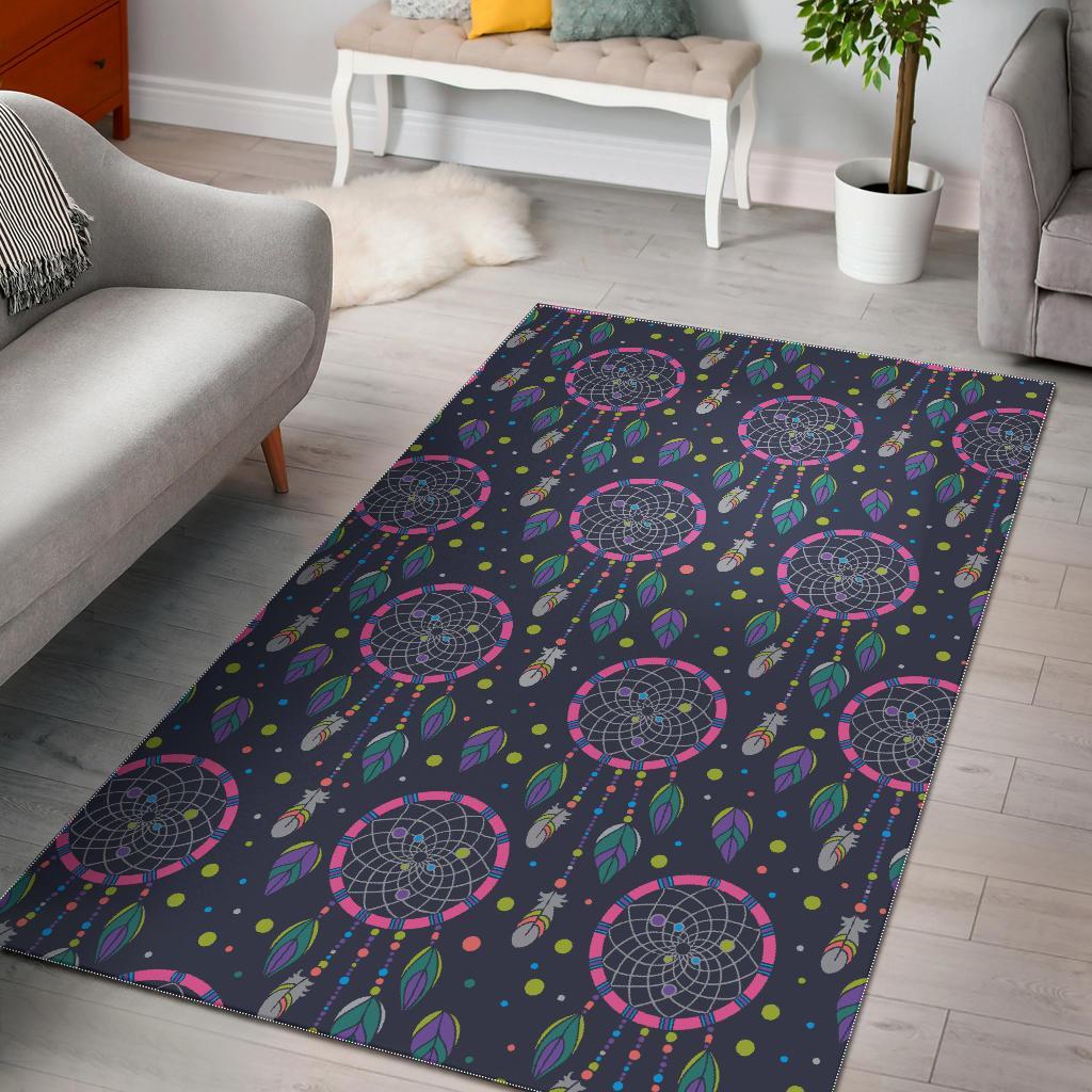 Dream Catcher Vintage Feather Floor Mat-grizzshop