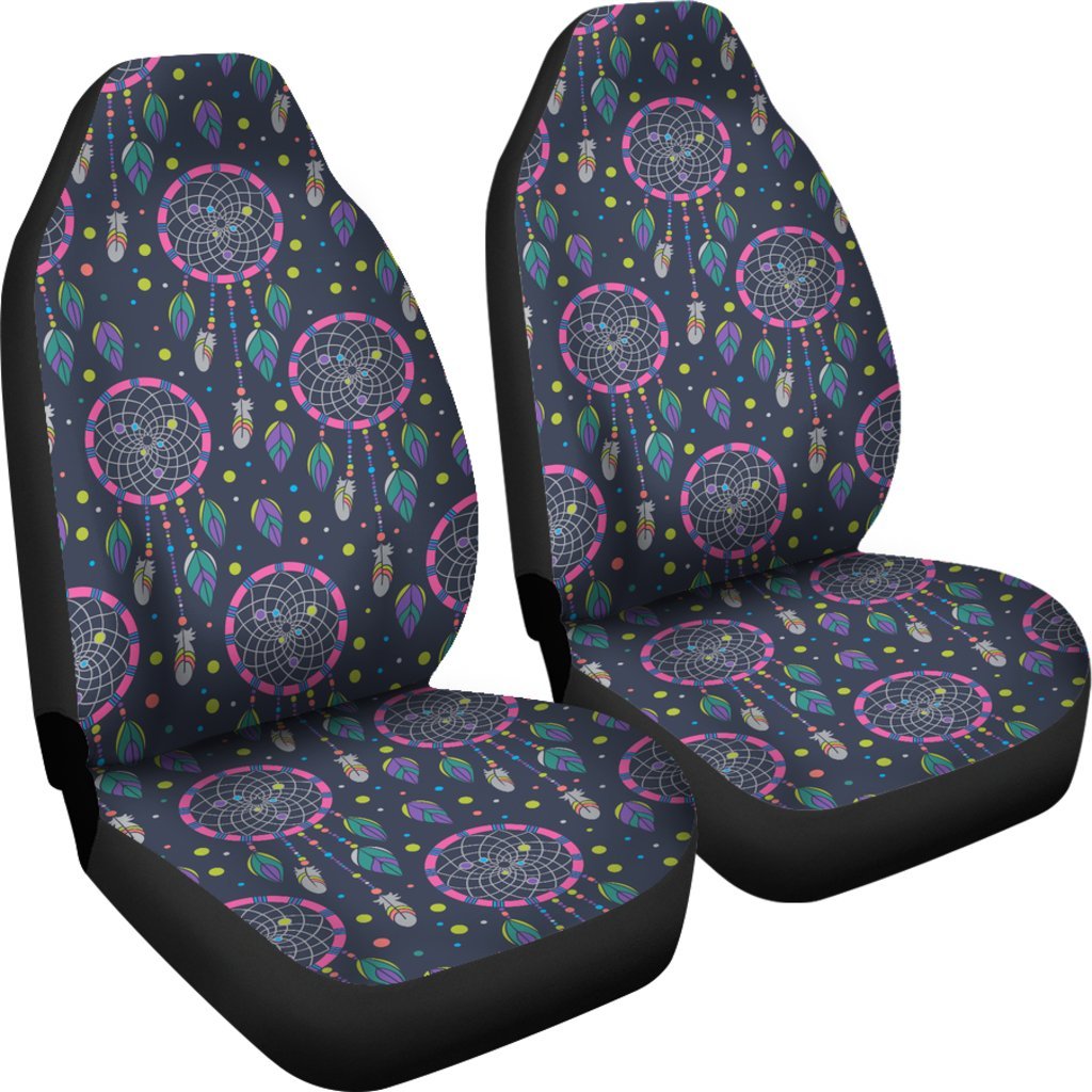 Dream Catcher Vintage Feather Universal Fit Car Seat Cover-grizzshop