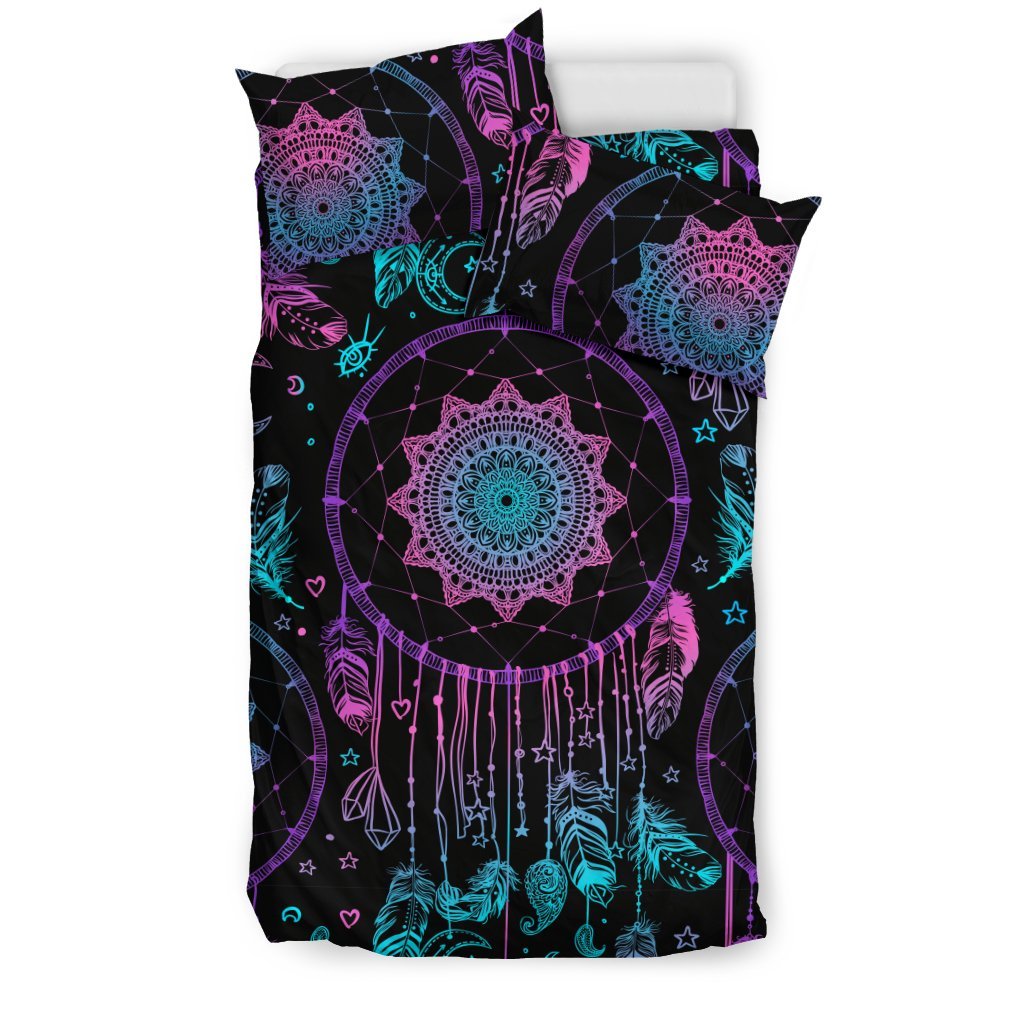 Dream catcher Boho Mandala Duvet Cover Bedding Set-grizzshop