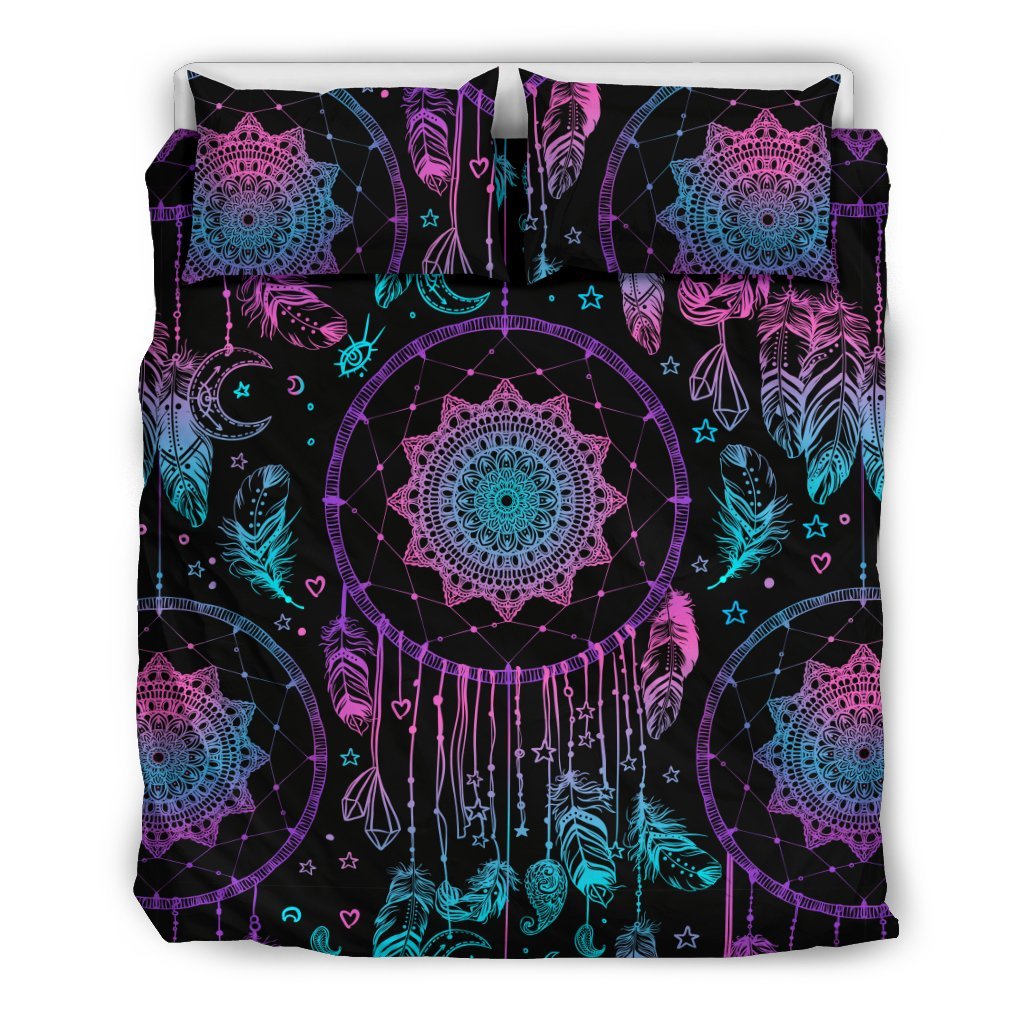 Dream catcher Boho Mandala Duvet Cover Bedding Set-grizzshop