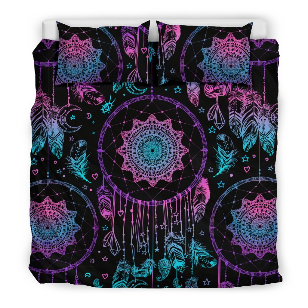 Dream catcher Boho Mandala Duvet Cover Bedding Set-grizzshop