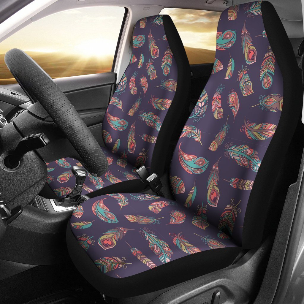Dream Catcher Boho Feather Universal Fit Car Seat Cover-grizzshop