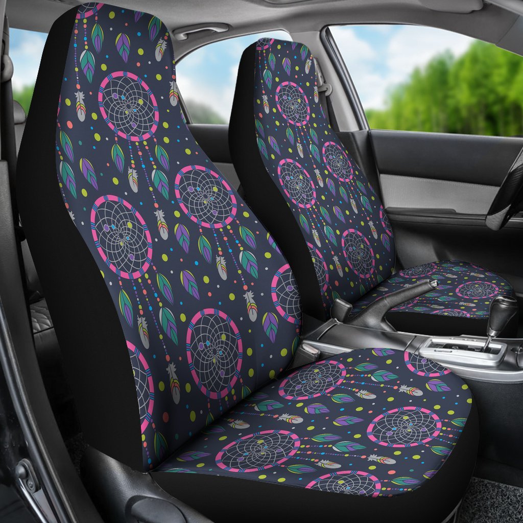 Dream Catcher Vintage Feather Universal Fit Car Seat Cover-grizzshop