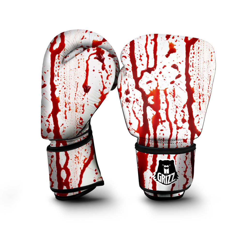 Dripping Blood Boxing Gloves-grizzshop
