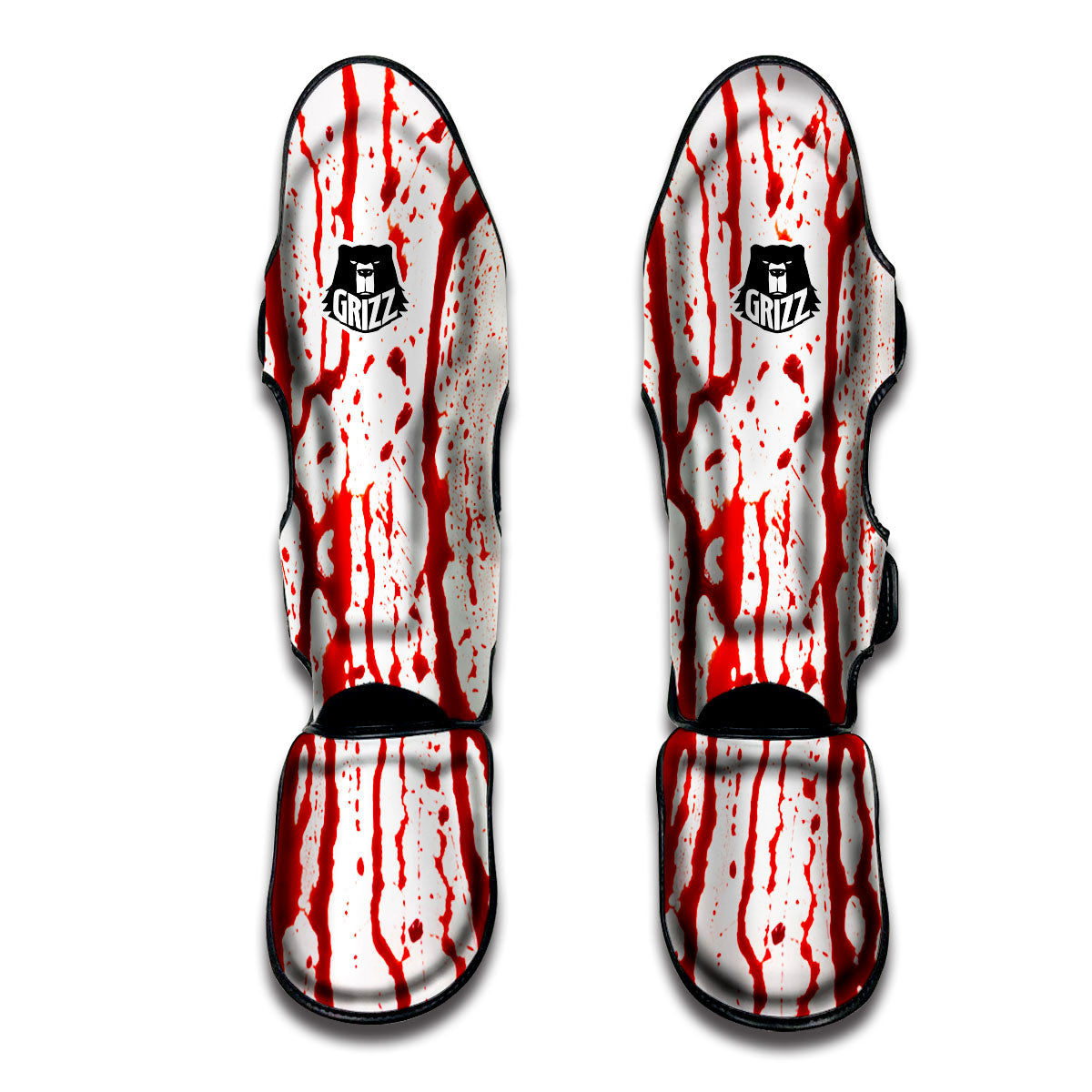 Dripping Blood Muay Thai Shin Guards-grizzshop