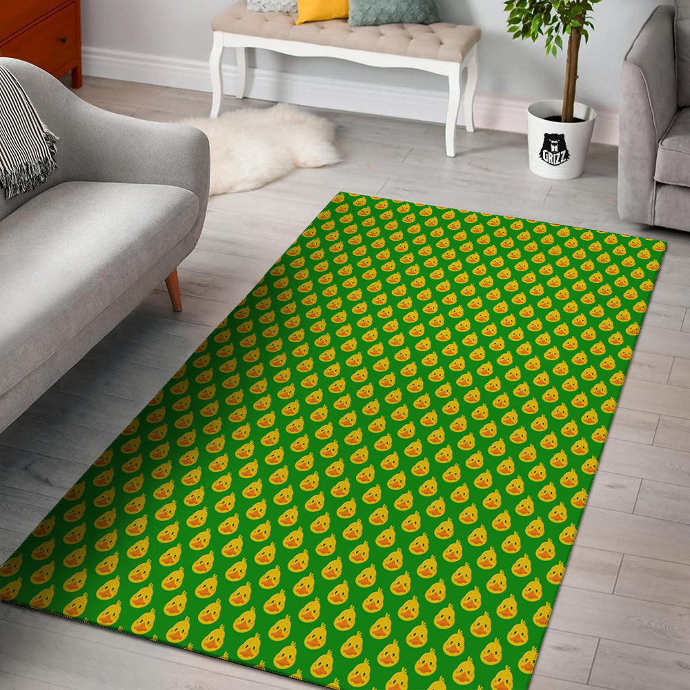 Duck Cute Cartoon Print Pattern Floor Mat-grizzshop