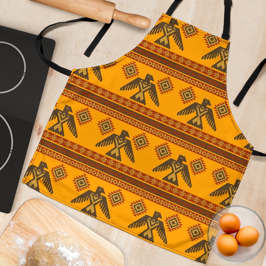 Eagle Aztec Pattern Print Women's Apron-grizzshop