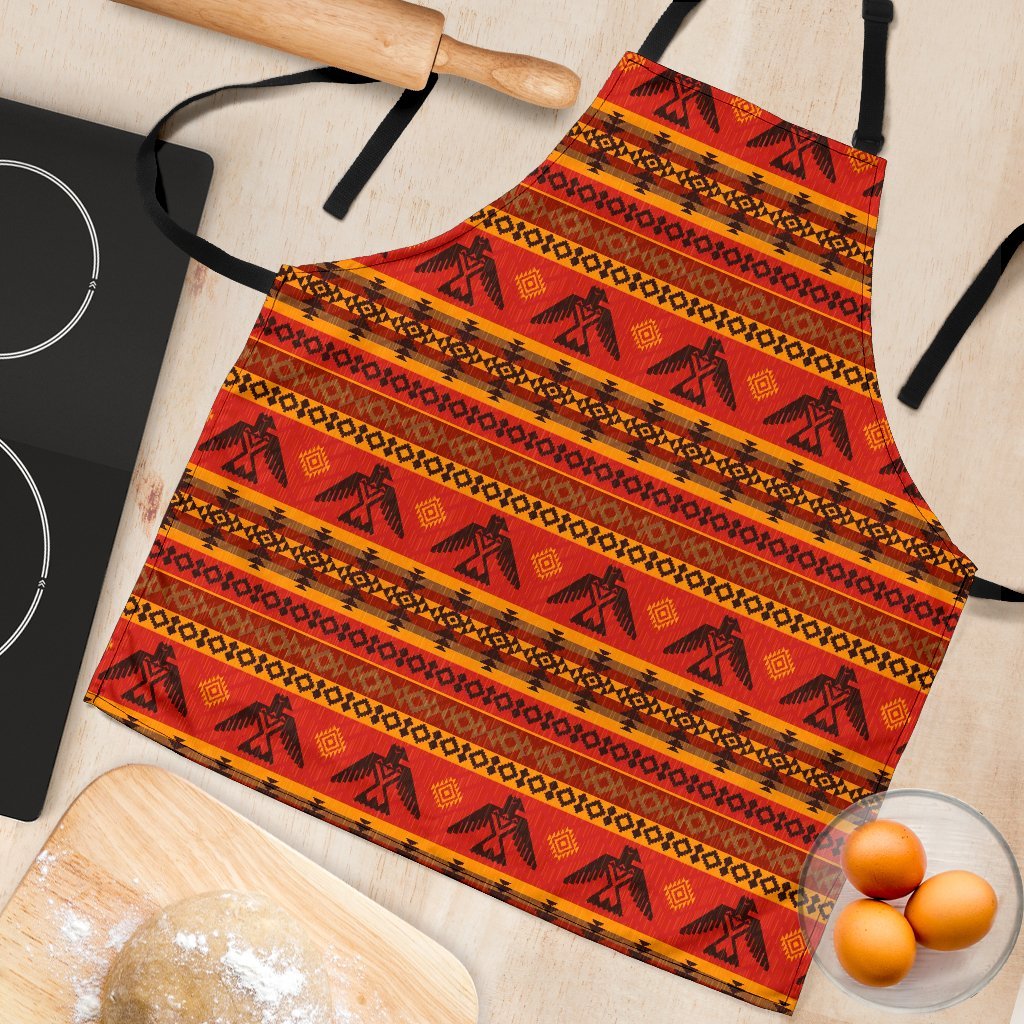 Eagle Native American Pattern Print Women's Apron-grizzshop