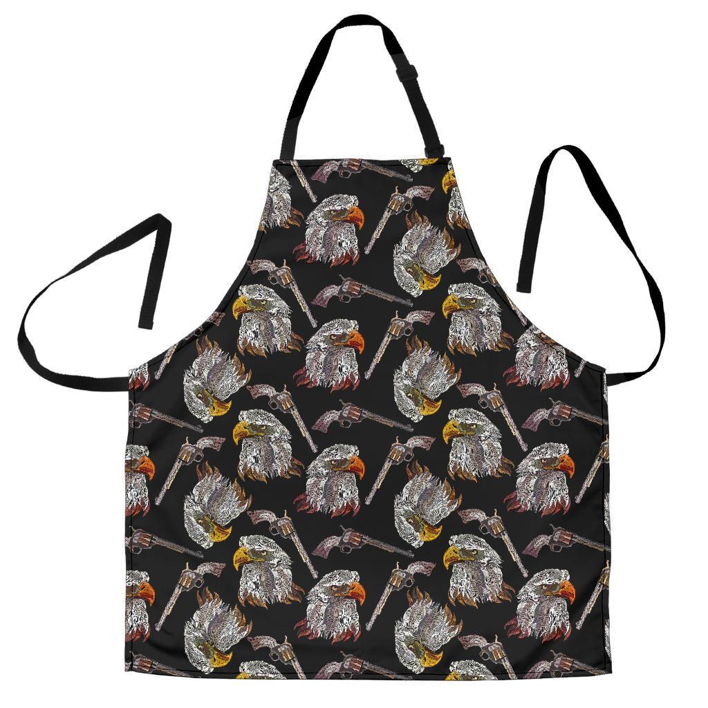 Eagle Print Pattern Men's Apron-grizzshop
