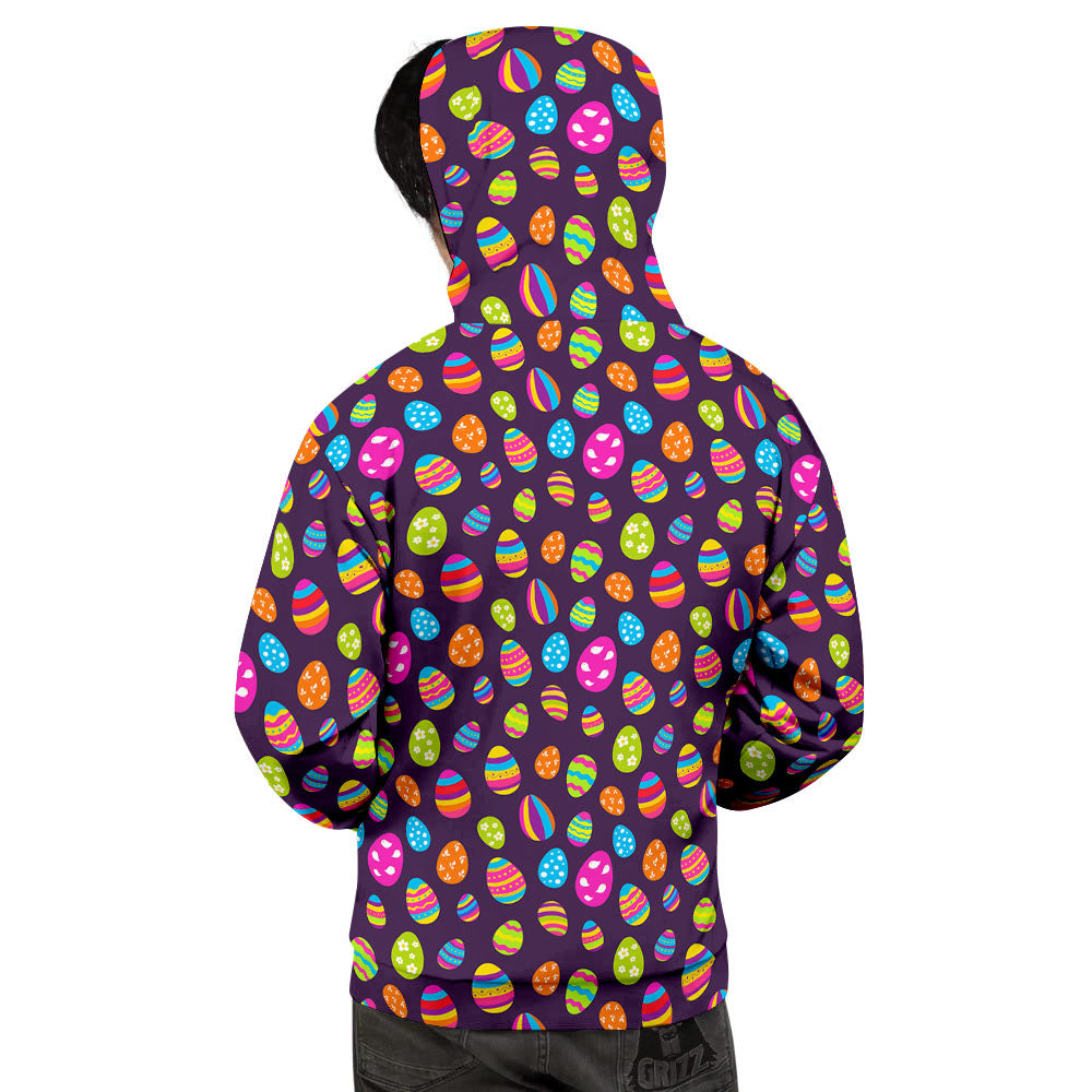 Easter Eggs Colorful Cute Print Pattern Men's Hoodie-grizzshop