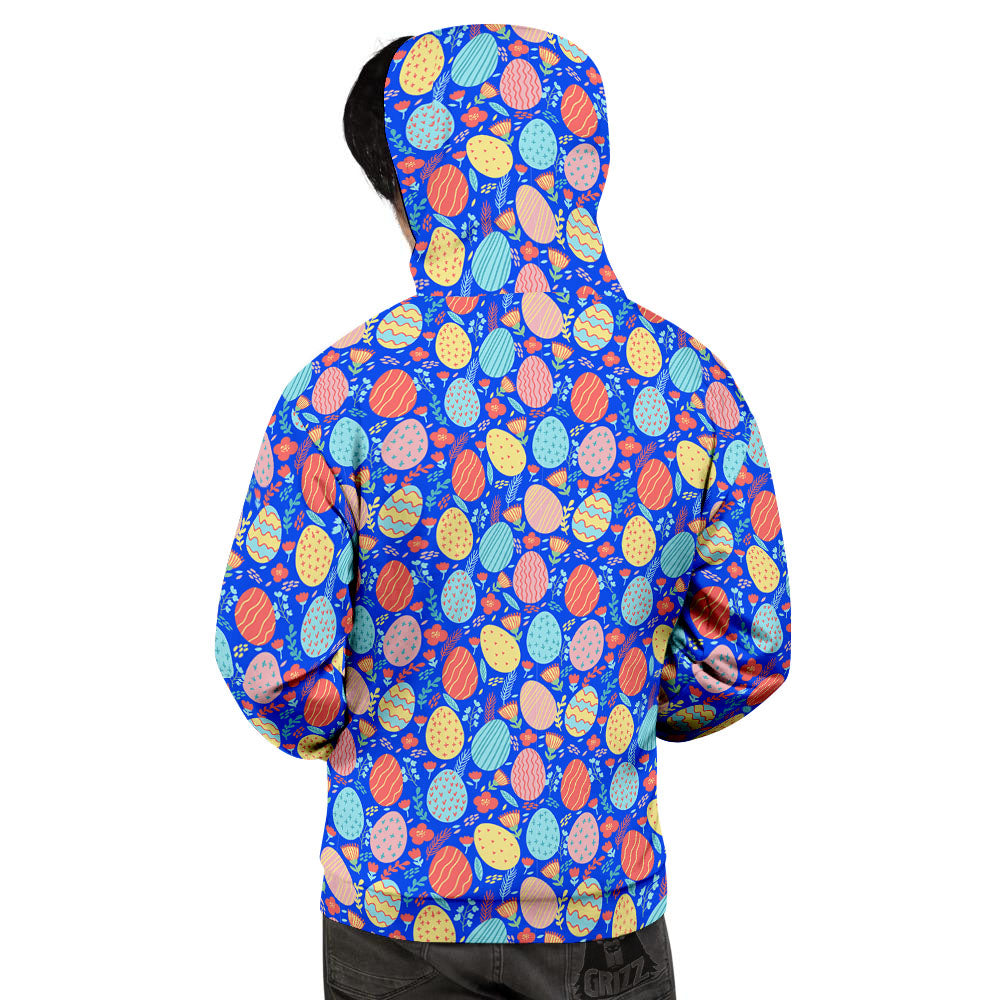 Easter Eggs Colorful Print Pattern Men's Hoodie-grizzshop
