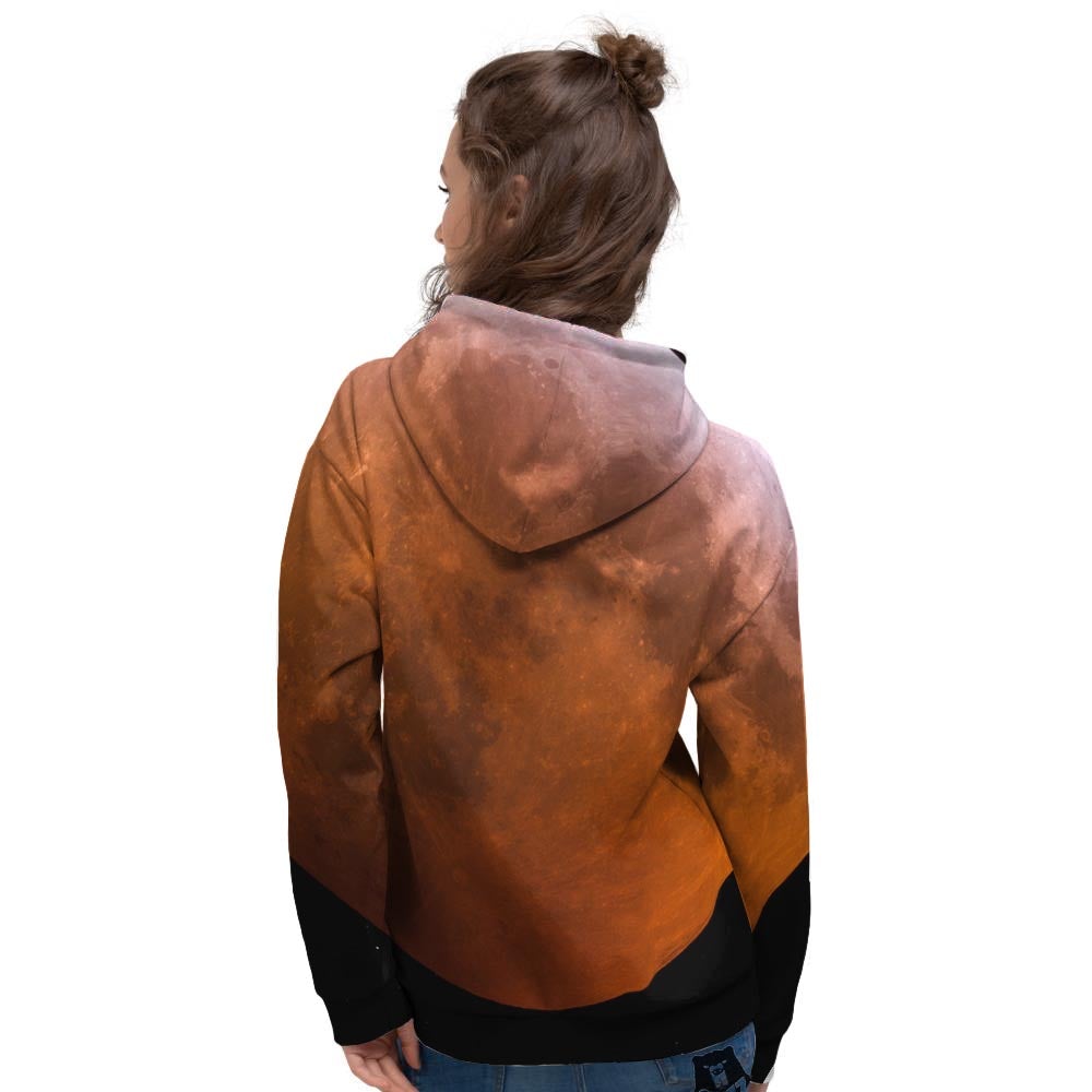 Eclipse Total Lunar Print Women's Hoodie-grizzshop