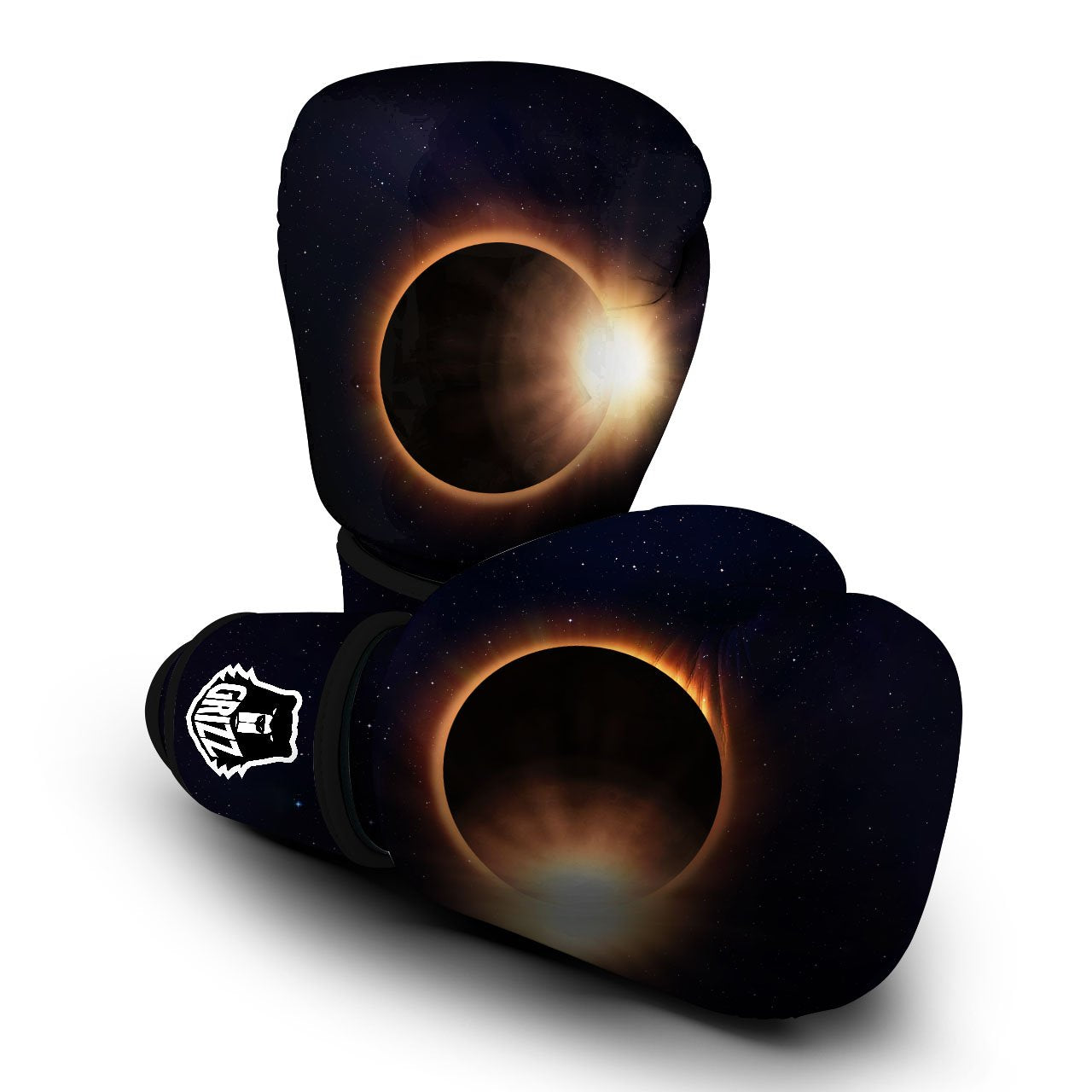 Eclipse Total Solar Print Boxing Gloves-grizzshop